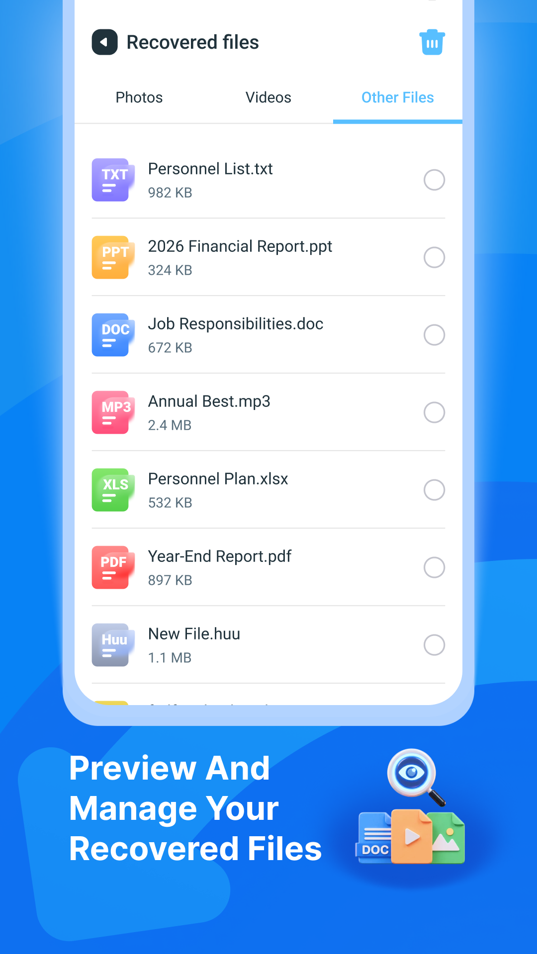 FileRescue Plus - Photo & Video Recovery